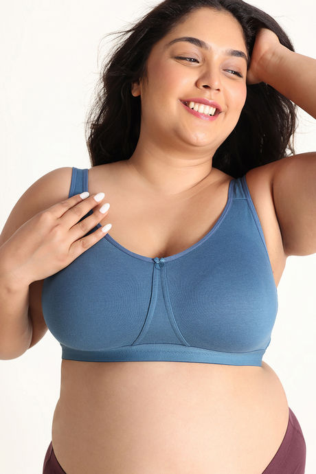 Zivame True Curv Double Layered Non Wired Full Coverage Minimiser Bra - Real Teal — image 5